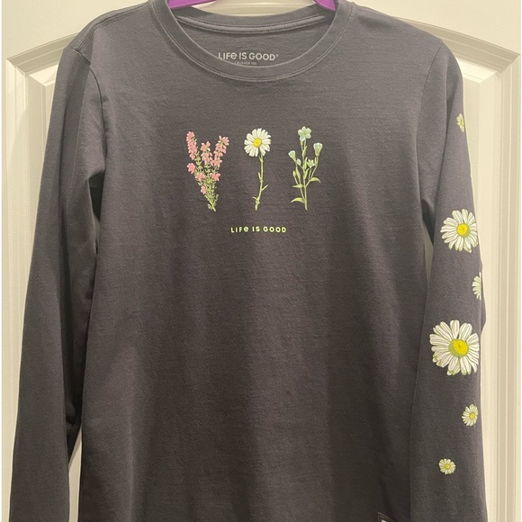 Life Is Good Crusher Tee, Medium, Daisy’s - Picture 1 of 2